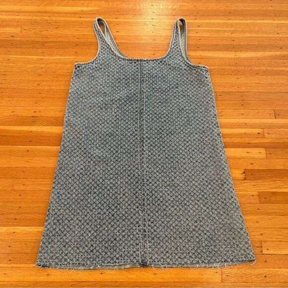 Rag & Bone Indigo Tweed Denim Kimmie Dress Size Medium NWT - Picture 2 of 5